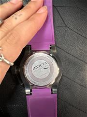 51 MM INVICTA PRO DIVER MEN BLACK AND PURPLE WATCH MODEL: 17801, JAPAN QUARTZ